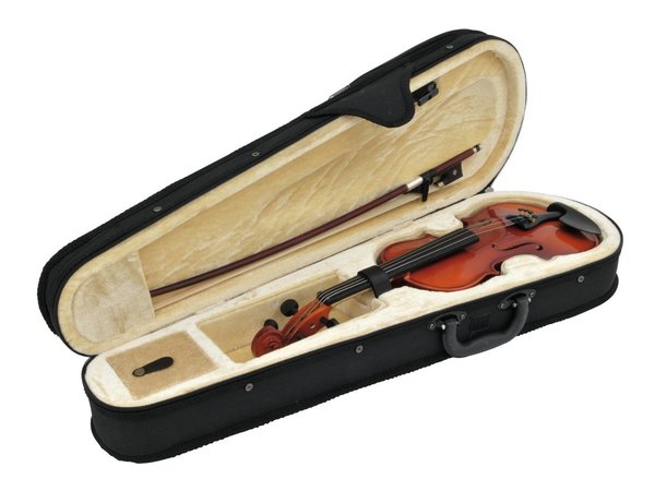 DIMAVERY Violine 1/8 mit Bogen, im Case