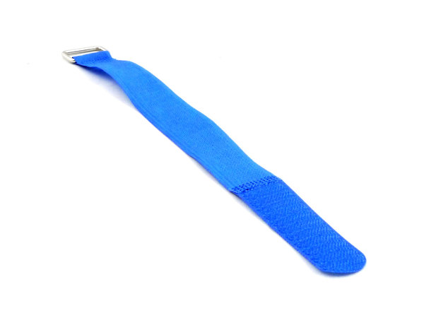 GAFER.PL Kabelbinder Klettverschluss 25x400mm 5er Pack blau