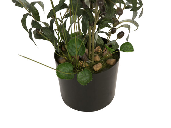 EUROPALMS Olivenbäumchen, Kunstpflanze, 104 cm