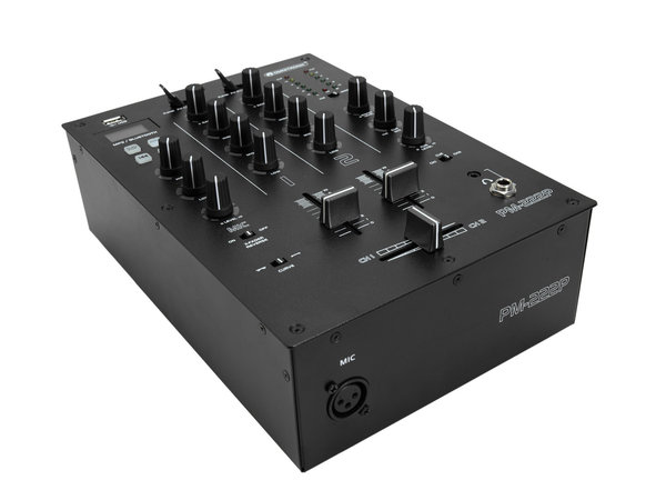 OMNITRONIC PM-222P 2-Kanal-DJ-Mixer mit Player