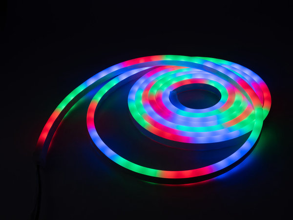 EUROLITE LED Pixel Neon Flex 12V RGB 5m mit IR Set