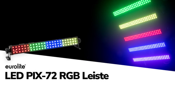EUROLITE LED PIX-72 RGB Leiste Header