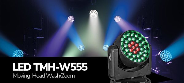 EUROLITE LED TMH-W555 Moving-Head Wash Zoom Header